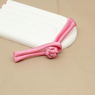 ZOAPDEBCE Botones de cierre chino, 50 Uds. Botones de placa de una palabra de 9cm, botones de placa Cheongsam, botones de traje Hanfu y Tang de satén, botones coloridos(Rose Red)