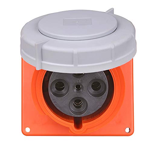 AH4100R12W Eaton Wiring connecteur industriel a broches et manchon orange 15 pin