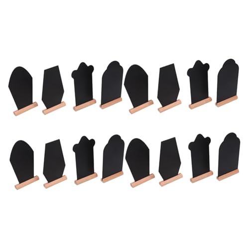 Mini blackboard effaçable en bois avec support panneau ardoise cercueil réutilisable