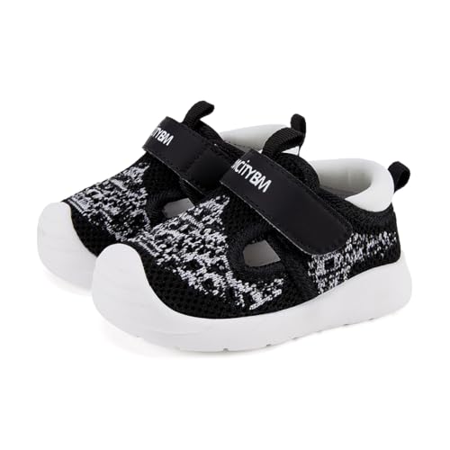 Image of BMCiTYBM Baby Boy Girl Closed Toe Summer Toddler Sandals Lightweight Shoes Infant Non-Slip First Walking Sneakers 6 9 12 18 24 Months 2-3 Years