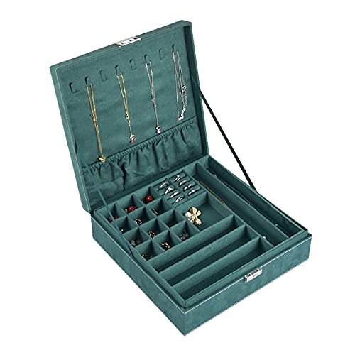 Boîte de rangement de bijoux en flanelle le cadeau idéal pour gâter une femme