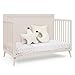 Delta Children Lola 6-in-1 Convertible Crib - Converts from Baby Crib to Toddler Bed, Daybed, Sofa Bed and Full-Size Bed with and Without Footboard, Fits Standard Full-Size Crib Mattress, Soft Beige