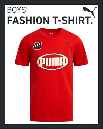 Image of PUMA Boys T-Shirts Athletic Crewneck Short Sleeve Tees (Sizes S-XL)
