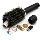 Secret Stash GENERISE - Spazzola per capelli con scomparto nascosto, sicura per nascondere oggetti privati a casa, festival, auto, viaggi, ecc