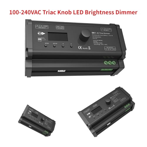 Controlador de señal Triac SK1 con protocolo DMX512 y 2,4G de 6A 3