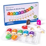 Odoorgames Mini Number Pops 1-10 – Fun Number Matching Toys for Kindergarten & Preschool – Ice Cream Counting & Recognition Math Games
