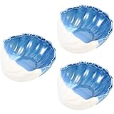 MAGICLULU 3St Tablett bürodekorationen dekoration schlafzimmer Stilvolles Design space saver schmuck box Requisiten für Erwachsene Spielmaske Schreibtischablage Ring-Ohrring-Schale Keramik