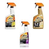 Armor All Car Cleaner Kit: Car Cleaner Spray Bottle + Protectant Spray + Leather Care with Beeswax, 16 Fl Oz - Complete Car Interior Care Combo