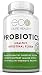 Eco Pure Health Probiotic Dietary Supplement - All Natural and Organic - Gluten Free and Vegetarian Safe - Promotes a Healthy Digestive System - Avoid Gas, Diarrhea and Constipation