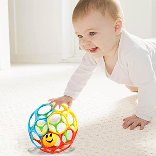 Komsoup Balle De Préhension Bébé,Jouet Sensoriel,Bébé Hochet Boule Jouet,Balle De Dentition Et De Préhension pour Améliorer L'expérience Visuelle Et Auditive,Jouet Éducatif Précoce pour 0 À 3 Ans Cover