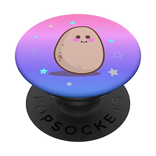 Kawaii Potato Cute Anime Japan Manga Japanese Girl Gift PopSockets PopGrip: Swappable Grip for Phones & Tablets
