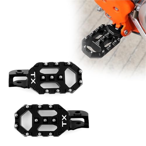 Repose-Pieds en Aluminium pour Moto Husqvarna TX - Pédales Robustes 2017-2022