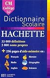  Dictionnaire Hachette scolaire