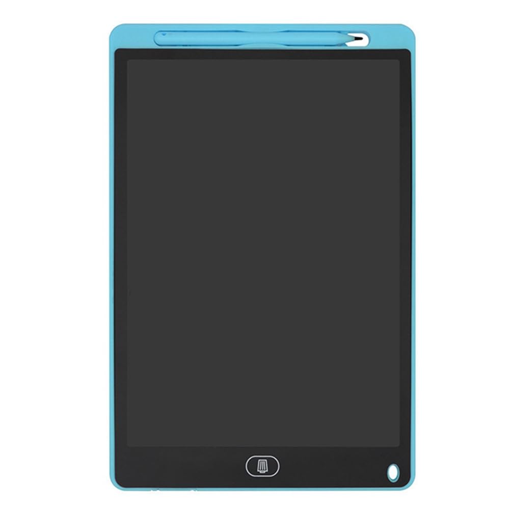 Tableau D'Écriture LCD Modèle K de 12 Pouces, Dessin Couleur, Griffonnage, Protection des Yeux, Tableau D'Écriture, Écran Couleur, Bleu Clair, Facile à Utiliser