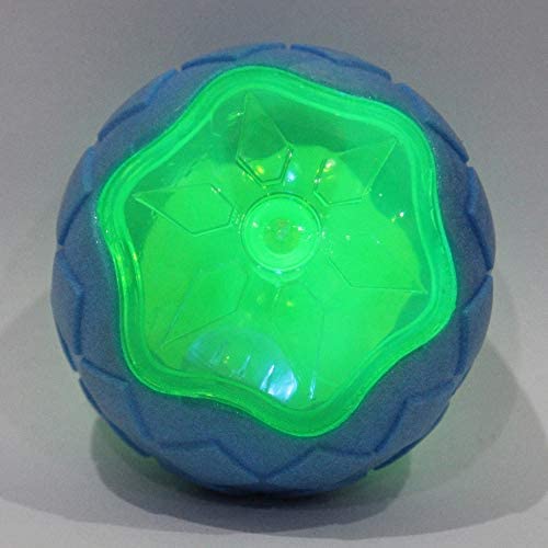 RvPaws Adult Dogs & Puppies Non-Toxic Natural Hard Rubber Teething and Training Squeaky Lighting Ball Floating Toy Led Ball - Color May Vary (B09N2BPWLW) Amazon Price History, Amazon Price Tracker