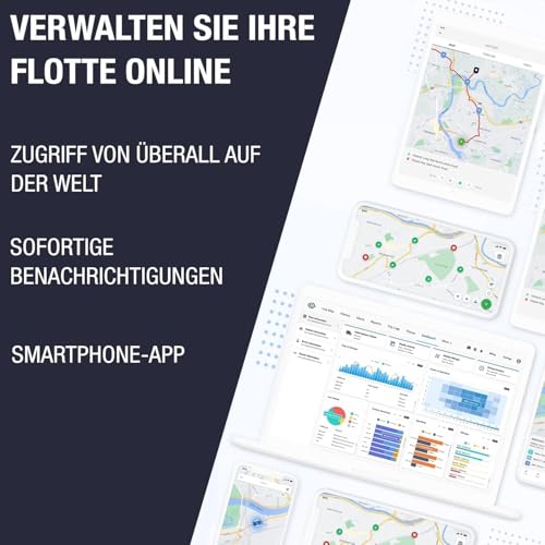 GpsLive Geo Track GPS Tracker Auto, Wohnmobil, Kfz | Made in Europe | Einfache Installation | Livetracking mit App | Keine SIM benötigt | GPS Tracker Sender | Peilsende