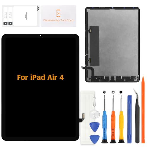Modelli compatibili: kit di ricambio appositamente realizzato per iPad Air 4 (2020) modelli A2324, A2072, A2325 e A2316. Assicurati che il numero di modello del tuo dispositivo corrisponda prima dell'acquisto per evitare problemi di compatibilità. Questo display LCD di ricambio è ideale per gli utenti che cercano parti che corrispondono alle specifiche per i modelli iPad Air 4.