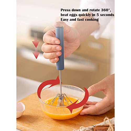 Frullino per Le Uova in Acciaio Inox per Uso Domestico Piccolo frullino per Cottura frullatore semiautomatico a Mano