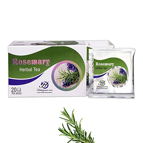 Herboganic Rosemary Herbal Tea - Digestion Support And Immune Boost | Refreshing And Delicious Blend | Natural And Organic Ingredients | 20 Tea Bags #TOP19