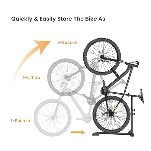 Support vertical pour vélos pour libérer de la place dans un garage