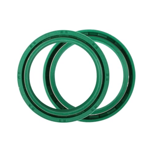 Sello antipolvo CVK 45x57x11 verde para amortiguador de suspensión delantera de moto