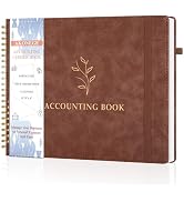 AKONEGE Accounting Ledger Book for Personal & Small Business Bookkeeping, Horizontal Income and E...