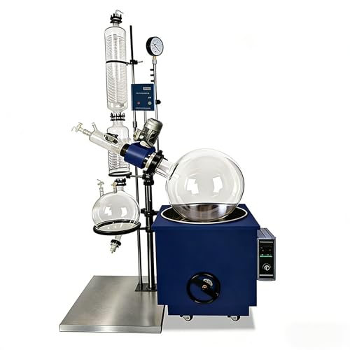 HNZXIB 50L Rotary Evaporator, Digital PID Temperature Control & High-Precision, 50L Glass Flask, Industrial Vacuum Evaporation for Lab Use