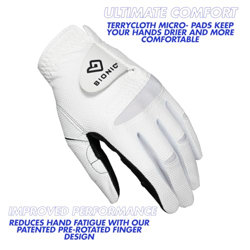 Bionic Men\'s RelaxGrip 2.0 Golf Glove, 2.0 DX, Left Hand, Large - Thumbnail 5