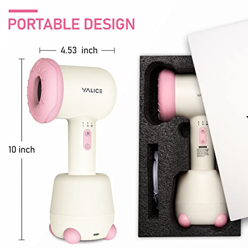 Cordless Hair Dryer For Baby, Mini Kids Hair Blow Dryer Rechargeable Low Noise Gentle Heat For Infant Butt Skin With 3 Speed Settings, 0-3 Years Using (Pink) #TOP6