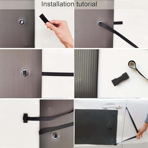 Protezione per bordi della porta auto, pannello magnetico anti-ammaccature per auto, protezione magnetica rimovibile contro le ammaccature, cuscinetto morbido rimovibile, per il parcheggio in garage