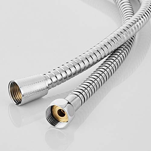 Bath Shower Mixer Tap with Shower Head, 3 Modes Spray, Chrome Filler taps, with Wall Bracket, Hose and Fittings