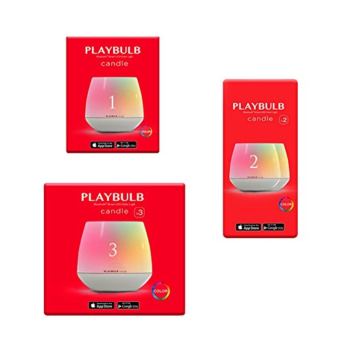 PLAYBULB Candle Bluetooth Smart Flameless LED Candle for iPhone and Android