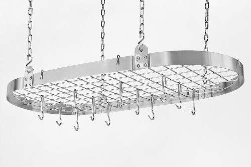 Old Dutch Pot Rack, 36" X 18", Satin Nickel #TOP3