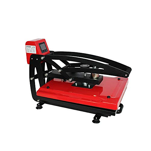 Heat Press Machine for T-Shirt Heat Press 16 x 20in Auto Open Heat Press Transfer Machine for T-Shirt Mugs Bags DIY Vertical Version