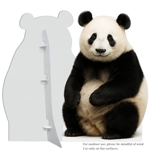 Image of Panda 4FT Life Size Cardboard Cutout - A Fun Animal Standup for Photo Booths, Birthday Parties, and Events