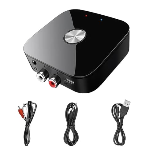 VOANZO Receptor de Audio Bluetooth 5.3 Receptor inalámbrico estéreo AUX de 3,5 mm Adaptador Bluetooth para Receptor estéreo