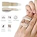 Jrery-KEY Finger Buddy Straps 8 Pack - Buddy Tape Finger Straps with Padding for Injured Finger Relief and Support - Ideal for Pinky, Ring, Middle, and Index Fingers - Comfortable and Easy to Use