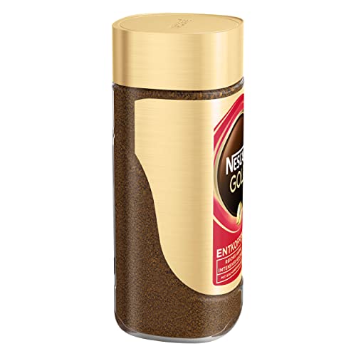 Löslicher Kaffee entkoffeiniert von Nescafé Gold