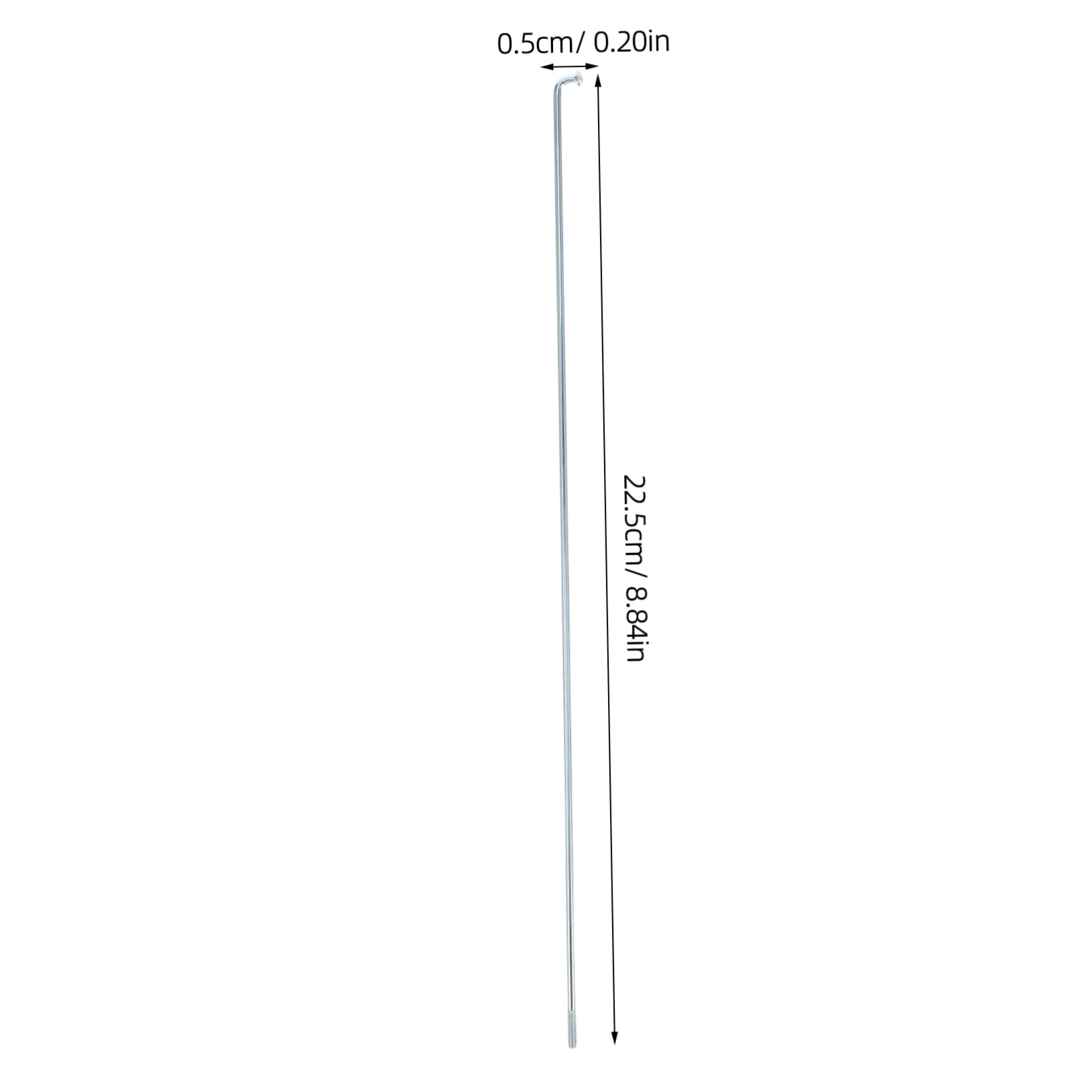 Toddmomy 36pcs Bicycle Spokes J Bend Design for Road Mountain Bikes Easy Installation Durable Repair Parts Compatible with Electric Bicycles