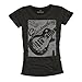 Produktbild Band T-Shirt mit Gitarre Glastonbury schwarz Damen Größe M