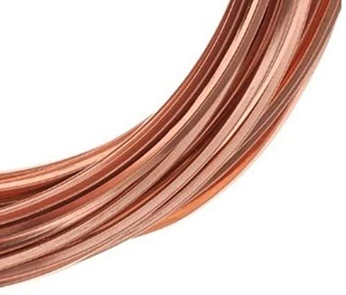 Modern Findings(TM) 20 Ga Square Copper Wire 25 Ft (Dead Soft) Coil