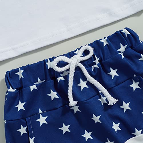 Mayummpy Baby Girls Boys 4Th Of July Outfit American Flag Tee Romper Short Pants Infant Independence Day Clothes Set (Usa Boy Short Set, 2-3T) #TOP4