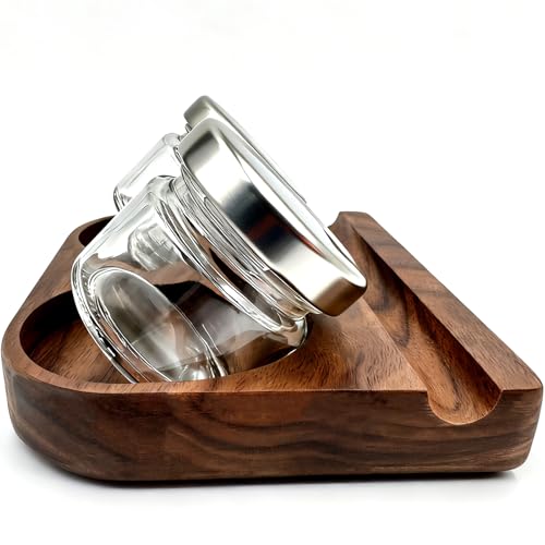 Wooden Tilting Calligraphy Pen Holder Set