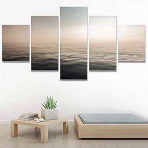 SIGNWIN 5 Panel Canvas Wall Art Modern Art...