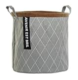 Diseño - Gracias a su bonito diseño con estampado de rombos en negro con fondo gris aportará calidez a cualquier parte de tu casa, es la mejor opción como cesta para las mantas, para la ropa de cama, para la ropa limpia… ¡Podrás tener tu casa totalmente ordenada!