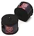 TFGUOqun Bandage de Boxe 5m de Boxe Poing Poitrine intérieure pansements de Main rembourrés MMA Muay Thai Poignet Protection pour la Boxe Sparring (Color : Black)
