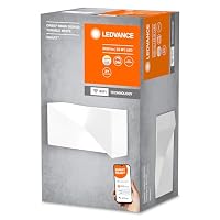 LEDVANCE ORBIS SWAN SMART+ Wi-Fi Leuchte, dimmbare LED Wandleuchte für den Innenbereich, 23W, Farbtemperatur von 3000-6500K, 600 Lumen, bemalbare Oberfläche, rechteckige Form 30x15cm – Ansicht 9