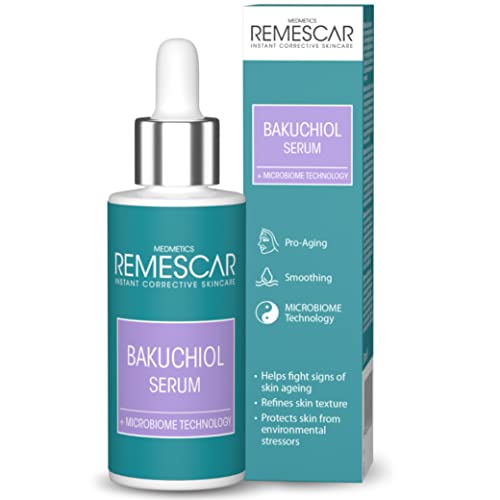 Remescar Bakuchiol Serum 30ml, Anti-Aging Facial Serum with Bakuchiol, Reduces Wrinkles & Fine Lines