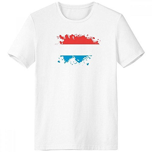 T-shirt drapeau Luxembourg idée cadeau original homme taille XXX-Large