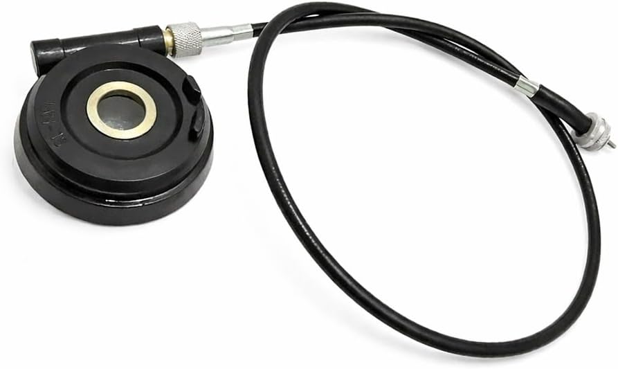 Speedometer Drive and Cable Set for Motorcycles, Black Metal Alloy, Waterproof and Shockproof, Universal Fitment, OEM Replacement
